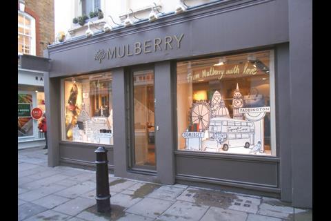 With Paul Smith, Y-3 and Nigel Hall as neighbours, Mulberry’s choice of location and manner of ensuring that it gets eyeballed are noteworthy.